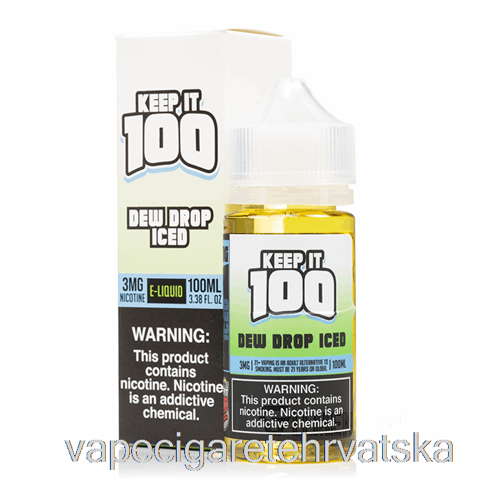 Vape Cigareta Dew Drop Iced - Zadrži Ga 100 - 100 Ml 3 Mg